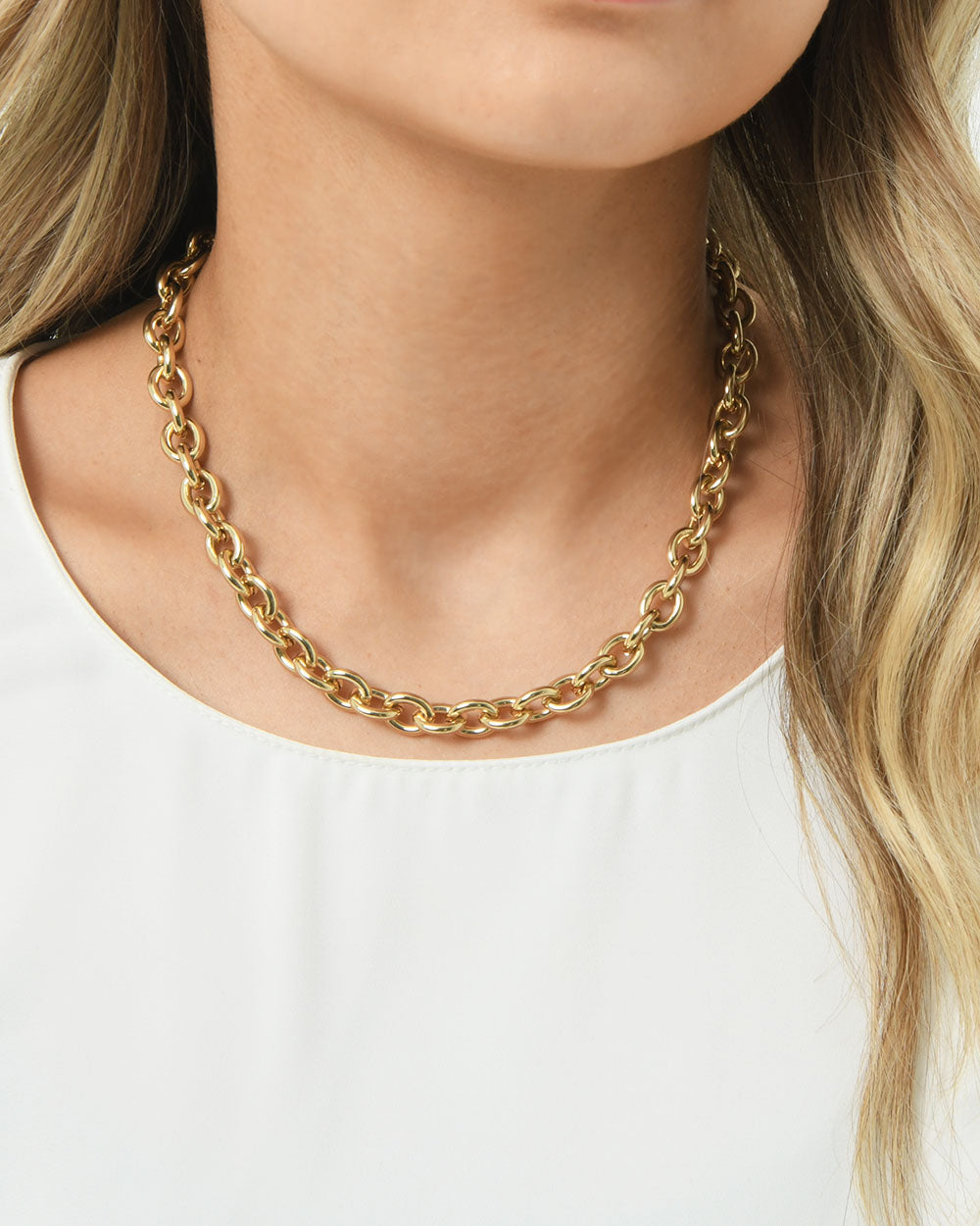 Lexa 16k Gold Plated Necklace