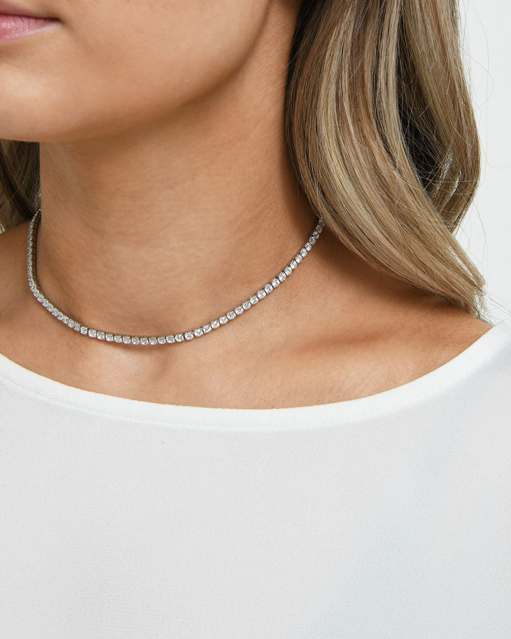 Katerina Silver Necklace