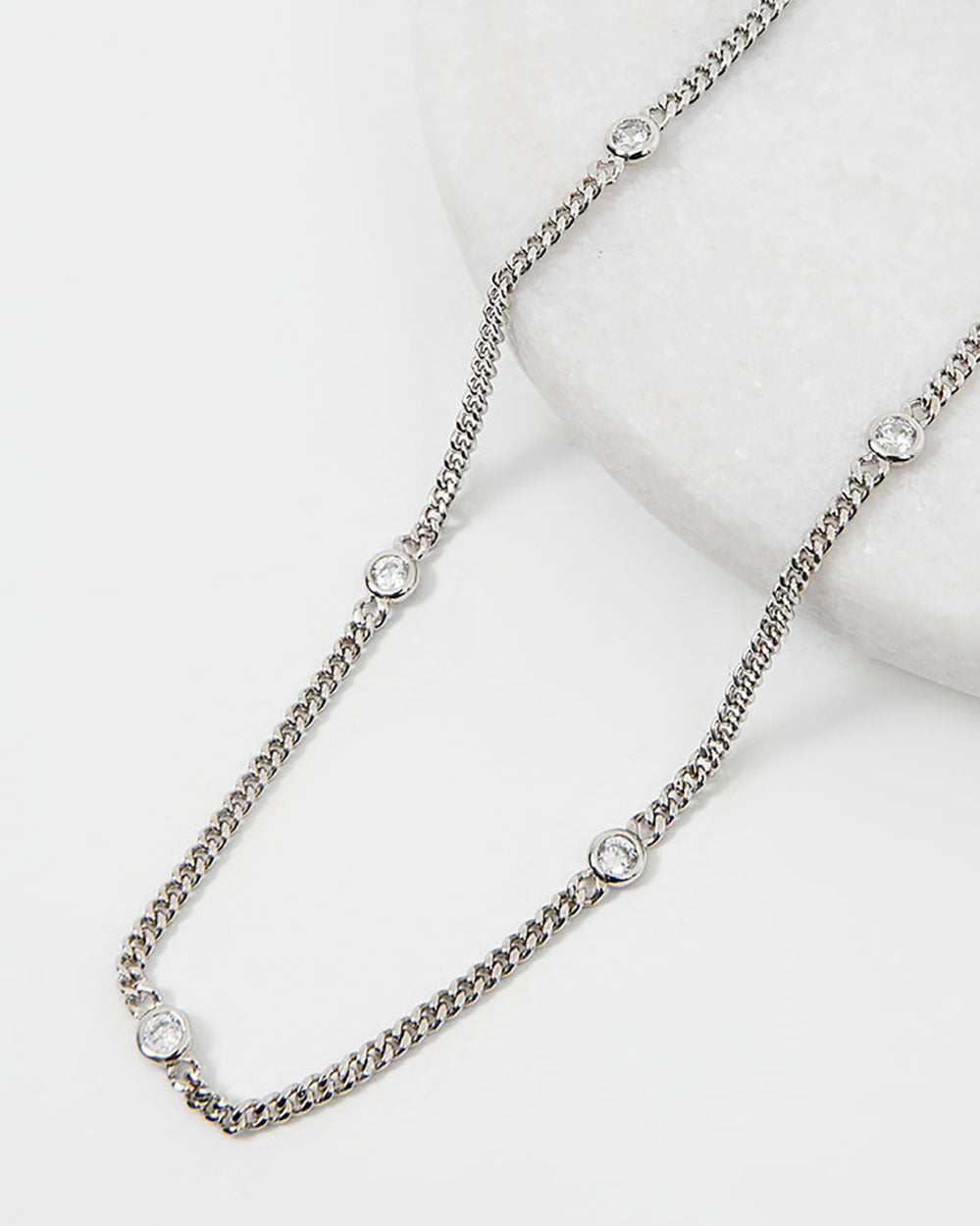 Serene Silver Necklace