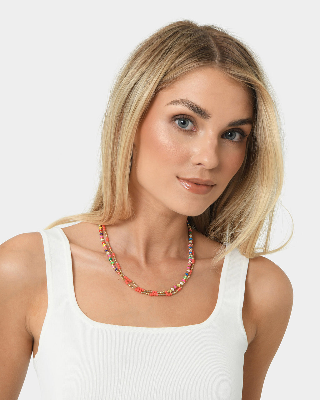 Rina Beaded Long Necklace