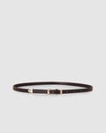 Taya Slim Leather Belt