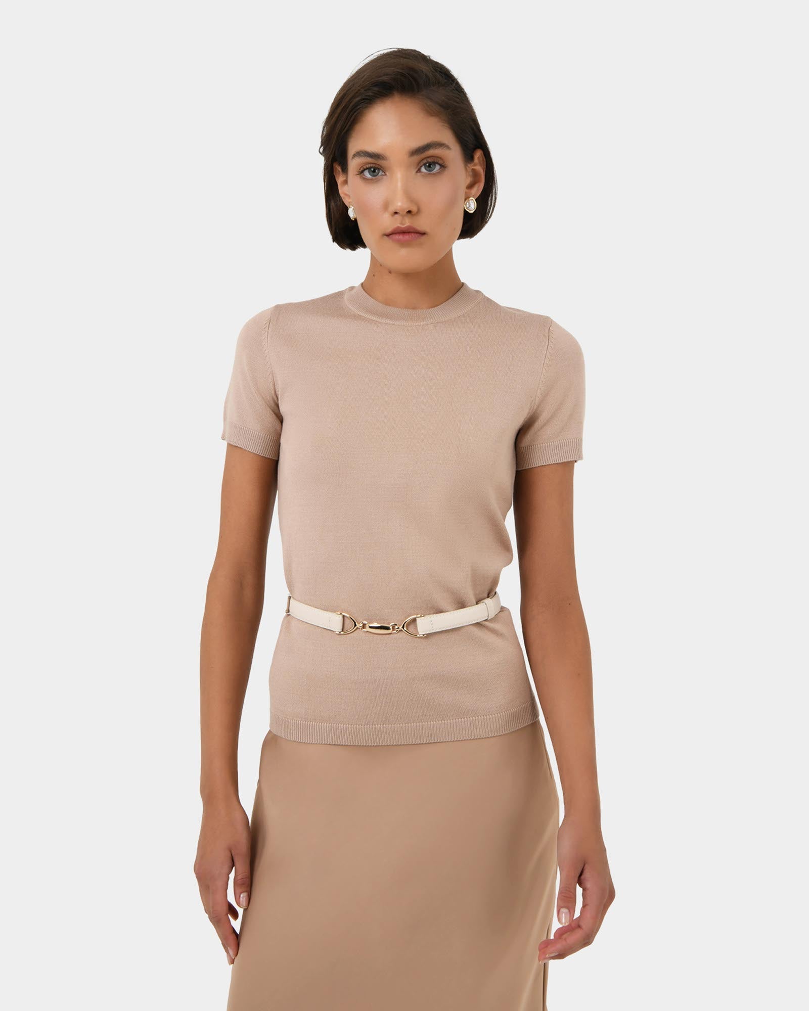 Emeri Leather Adjustable Belt