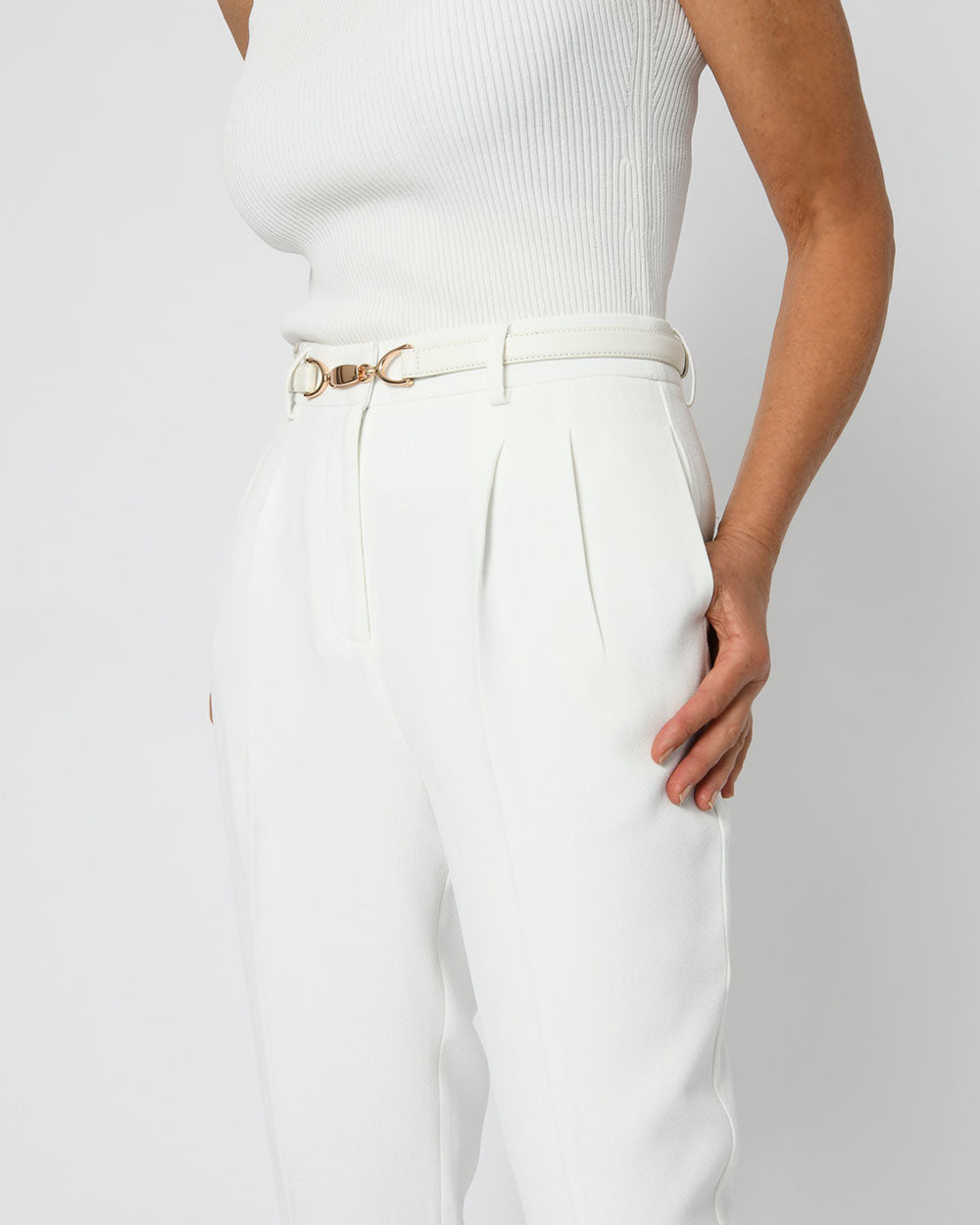 Emeri Leather Adjustable Belt