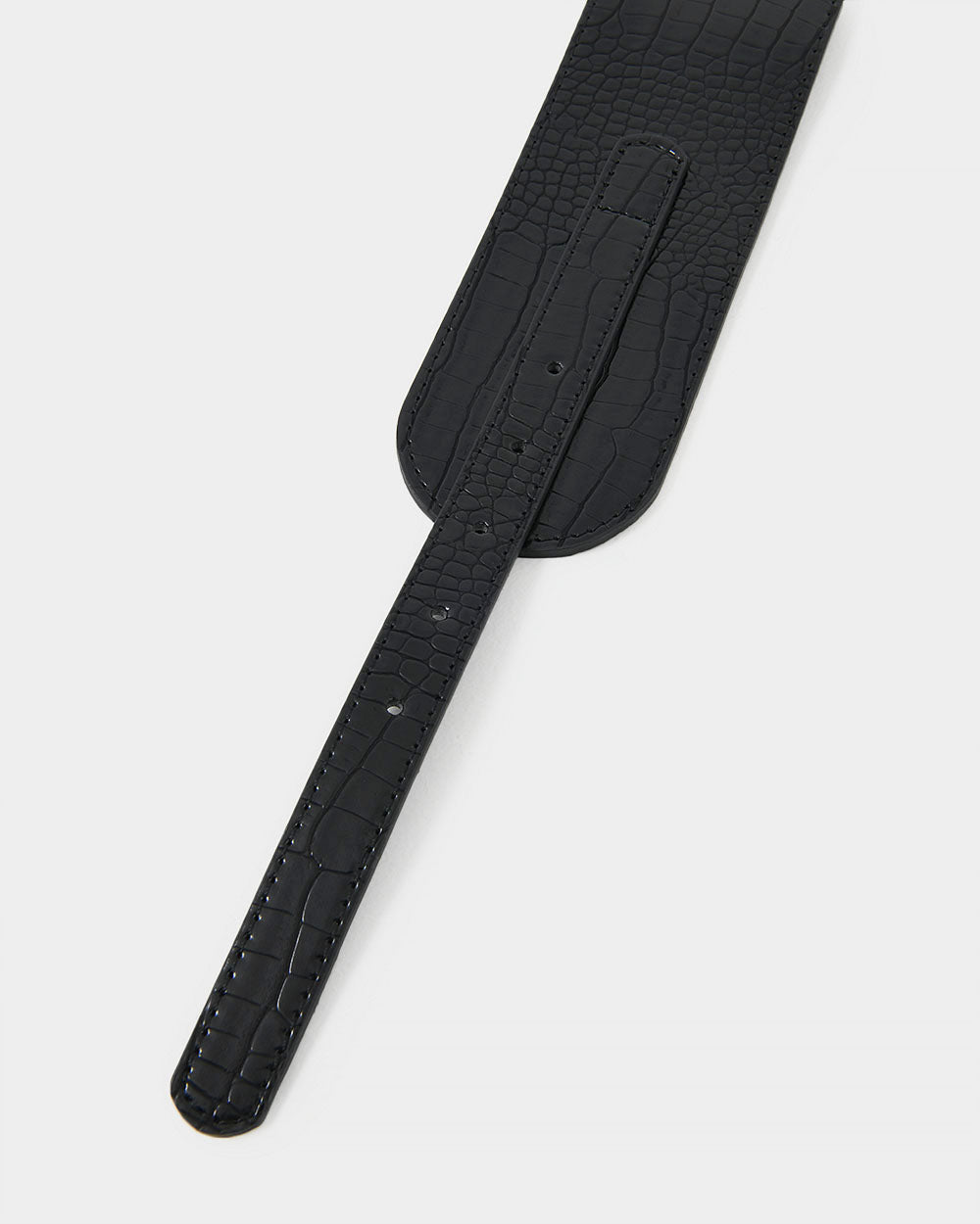 Shaina Croc Elastic Belt