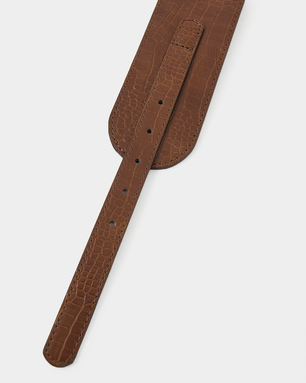 Shaina Croc Elastic Belt