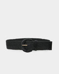 Hallie Raffia Elastic Belt