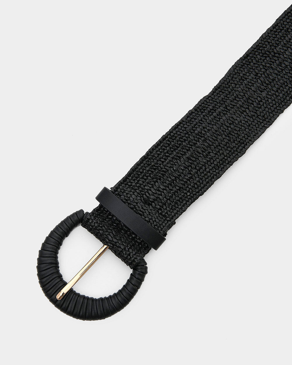 Hallie Raffia Elastic Belt