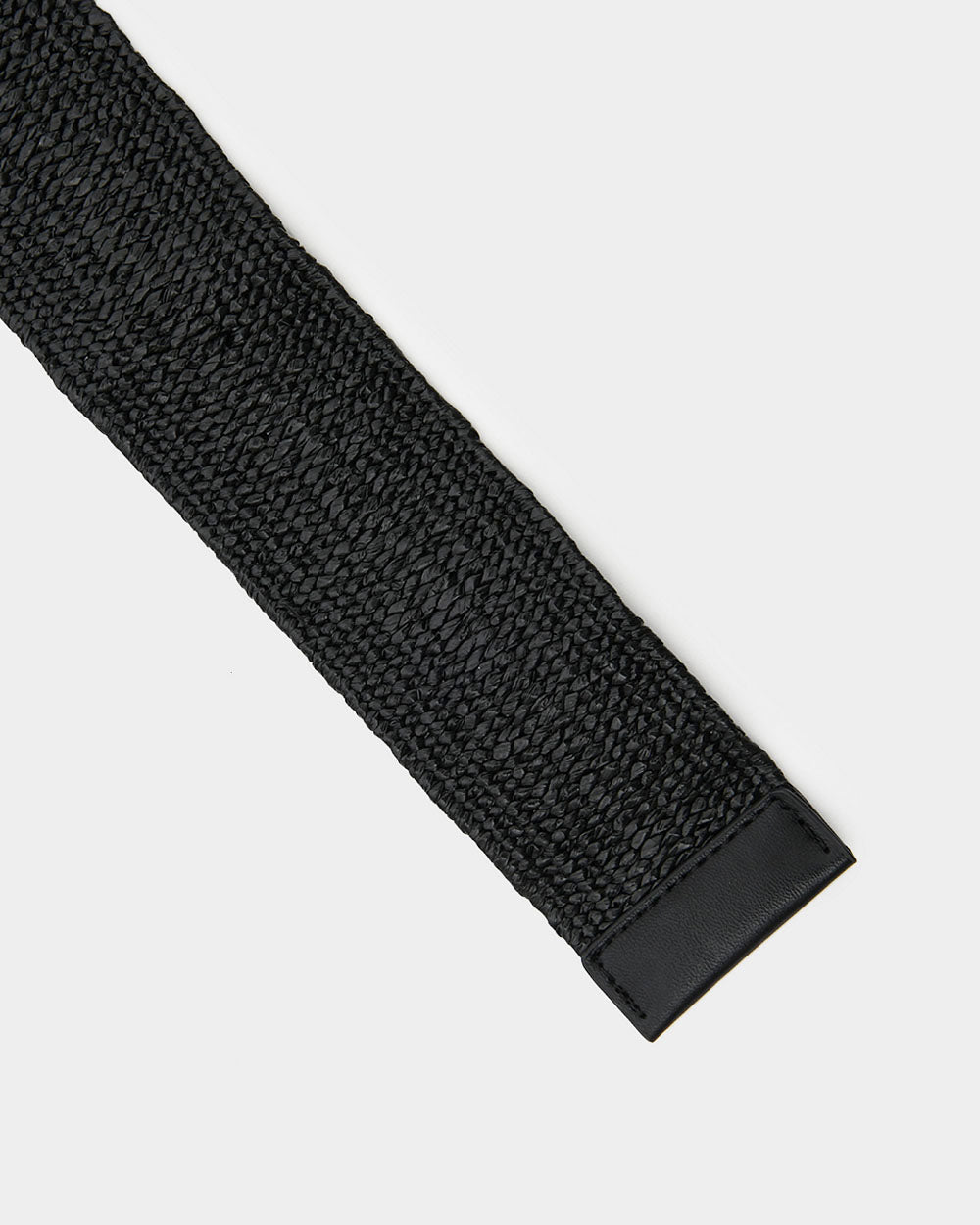 Hallie Raffia Elastic Belt