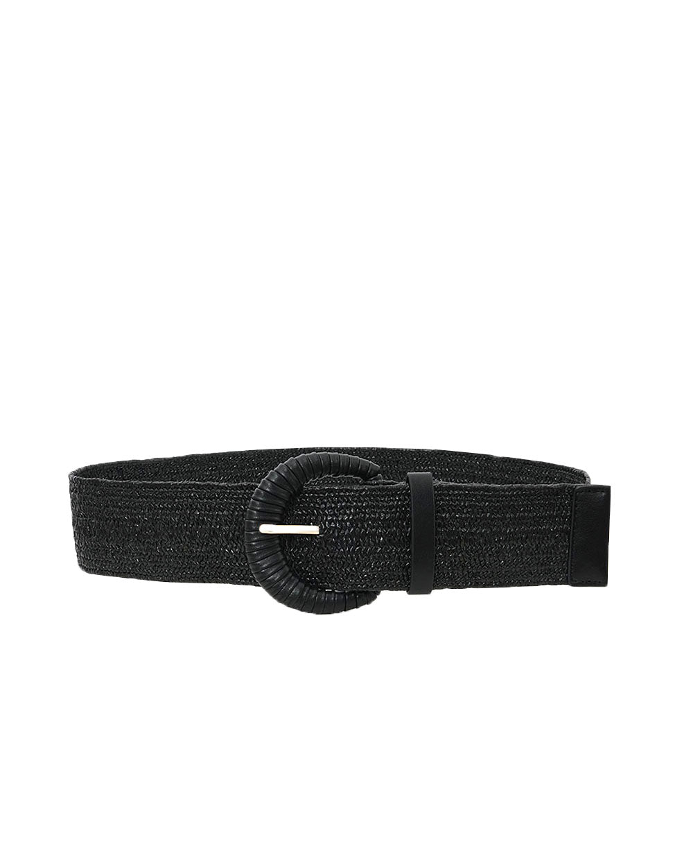 Hallie Raffia Elastic Belt