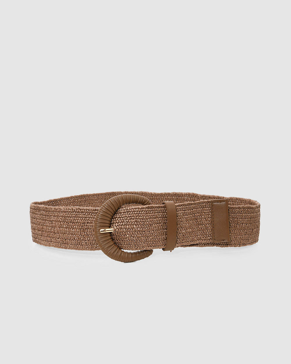 Hallie Raffia Elastic Belt