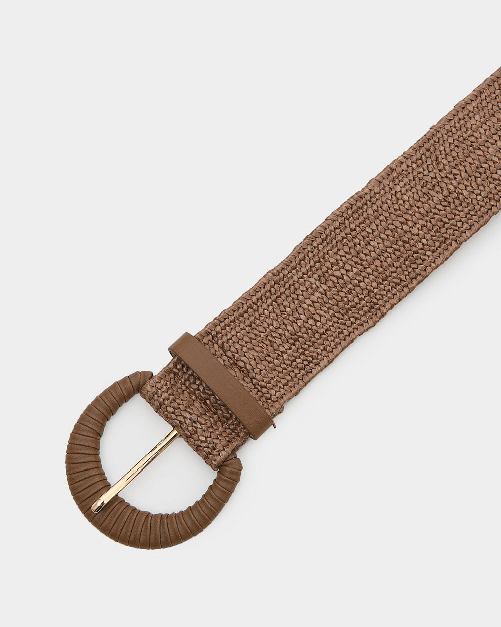 Hallie Raffia Elastic Belt
