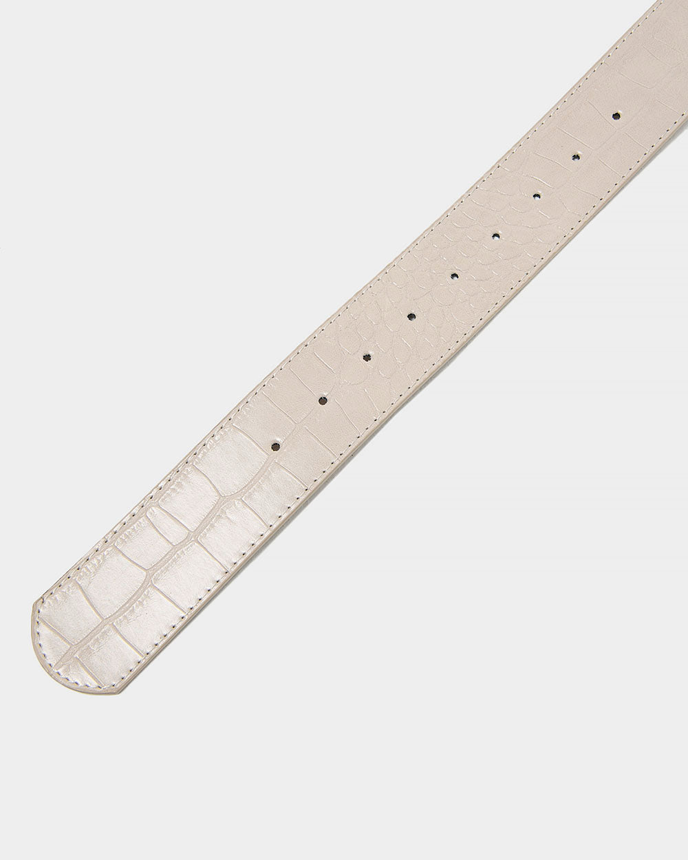 Bree Croc Covered Buckle Belt