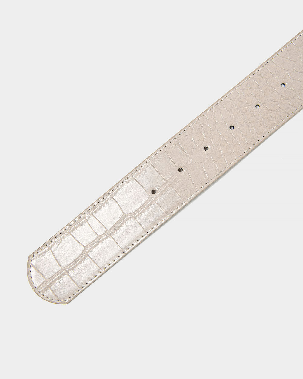 Bree Croc Covered Buckle Belt