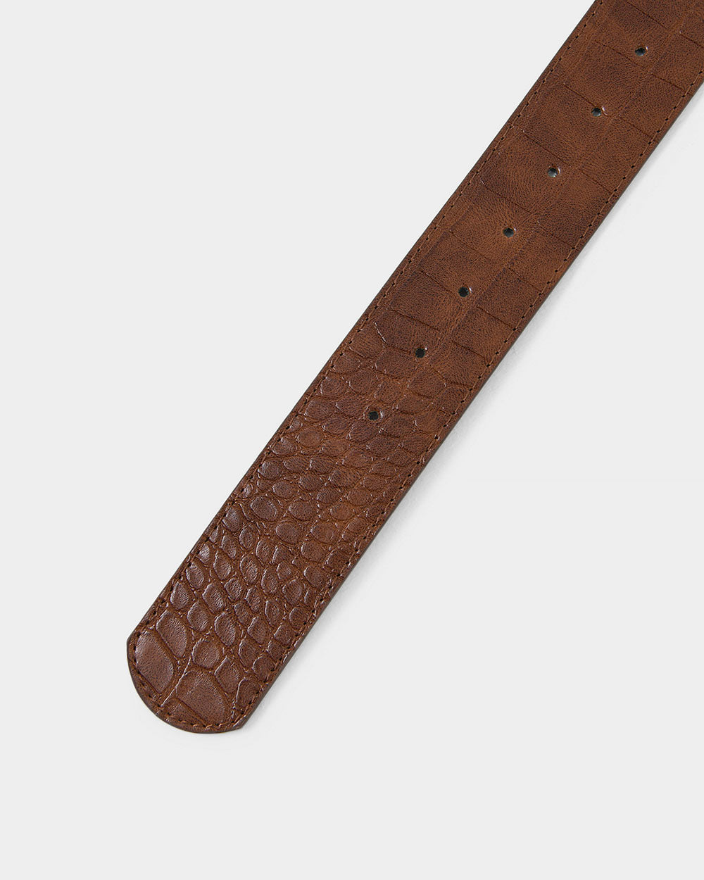 Bree Croc Covered Buckle Belt