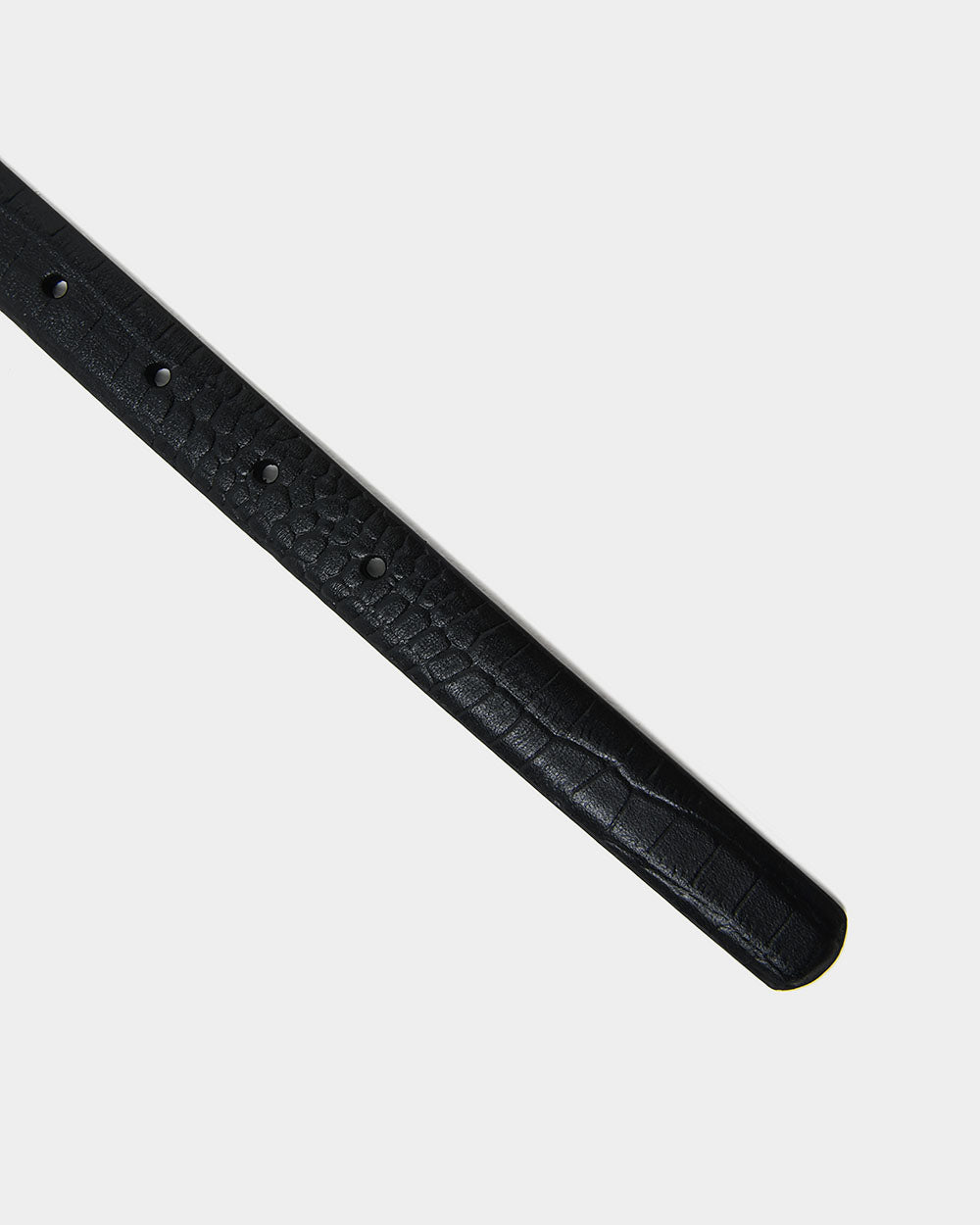 Millie Leather Croc Belt