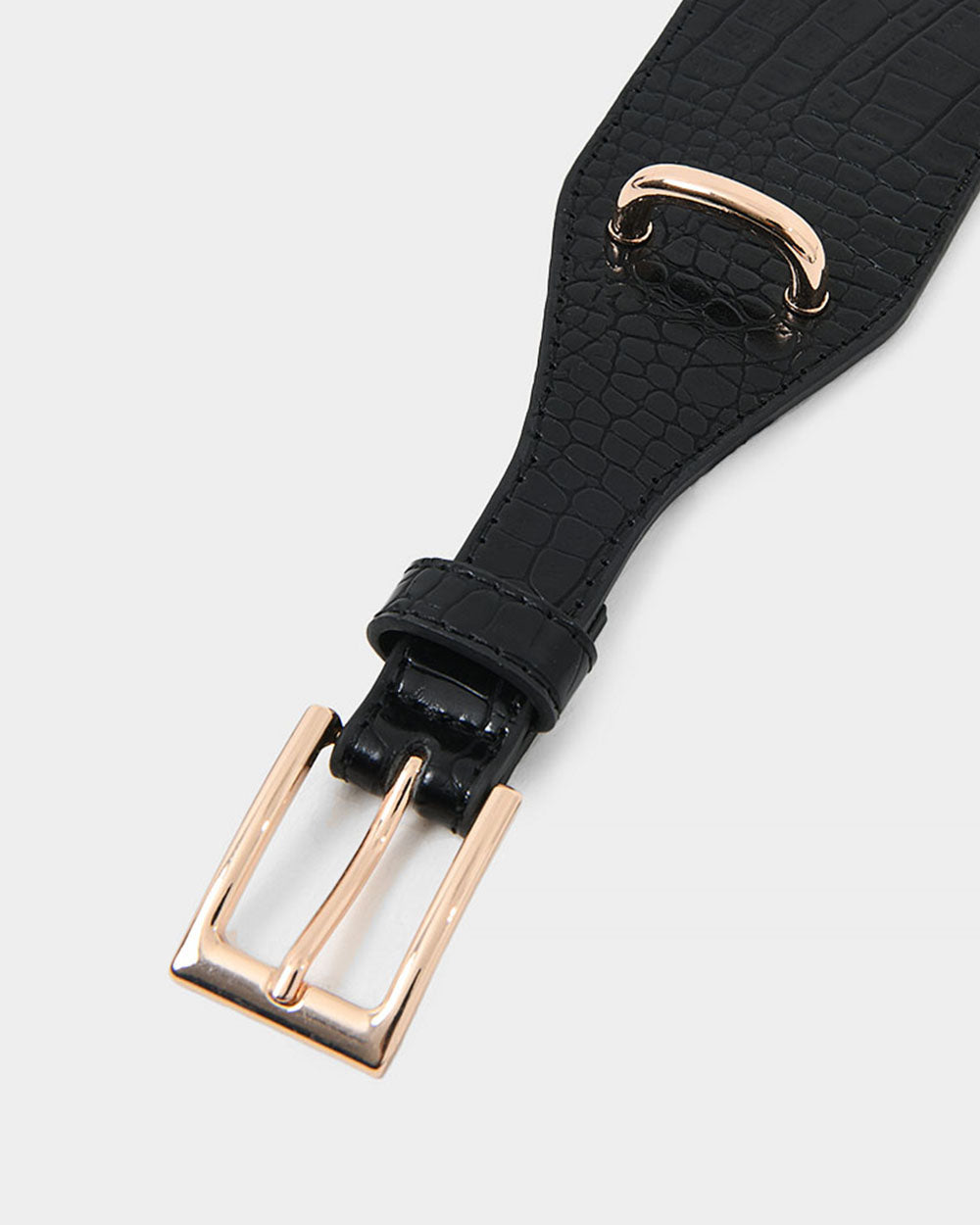 Spencer Croc Elastic Belt