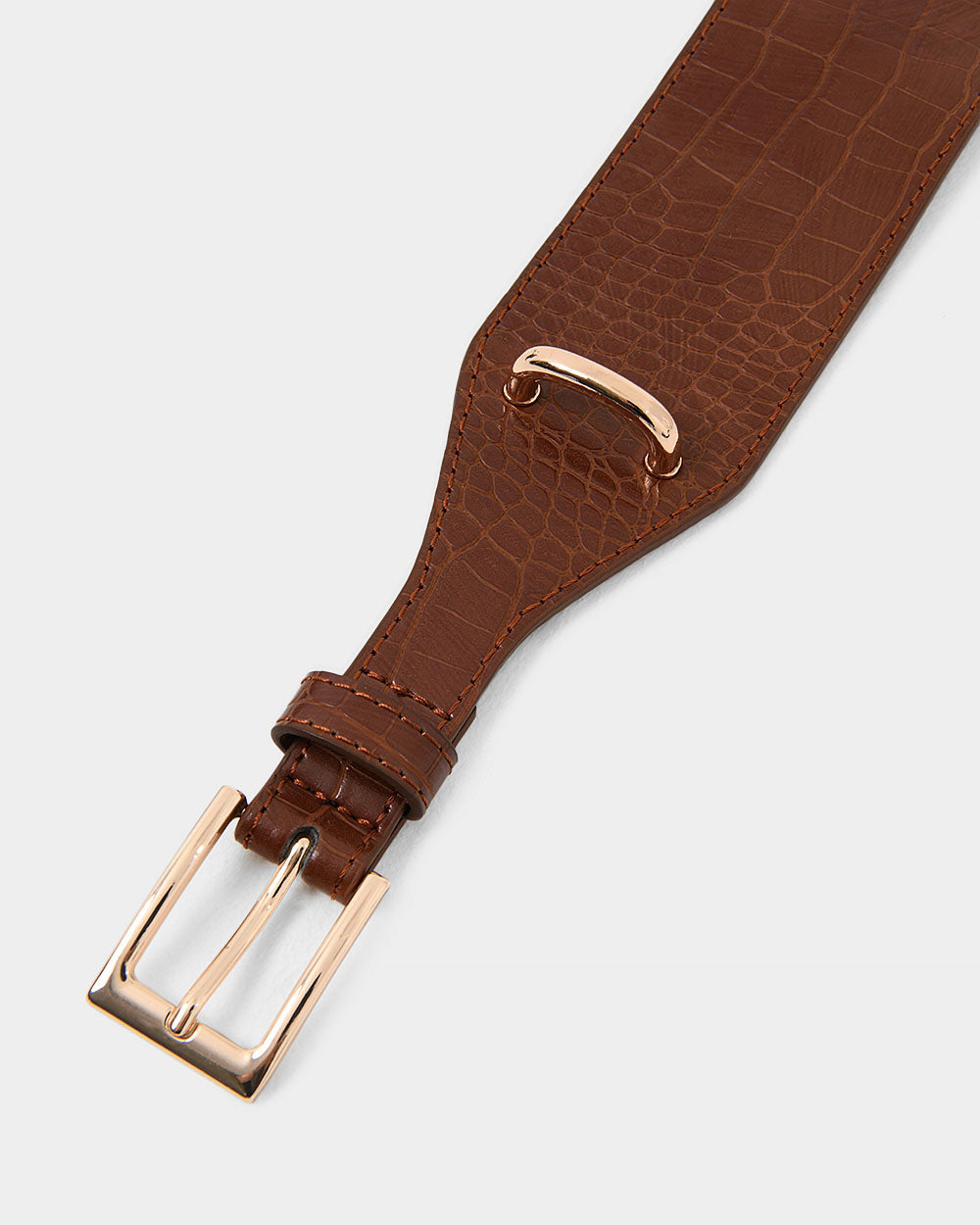 Spencer Croc Elastic Belt
