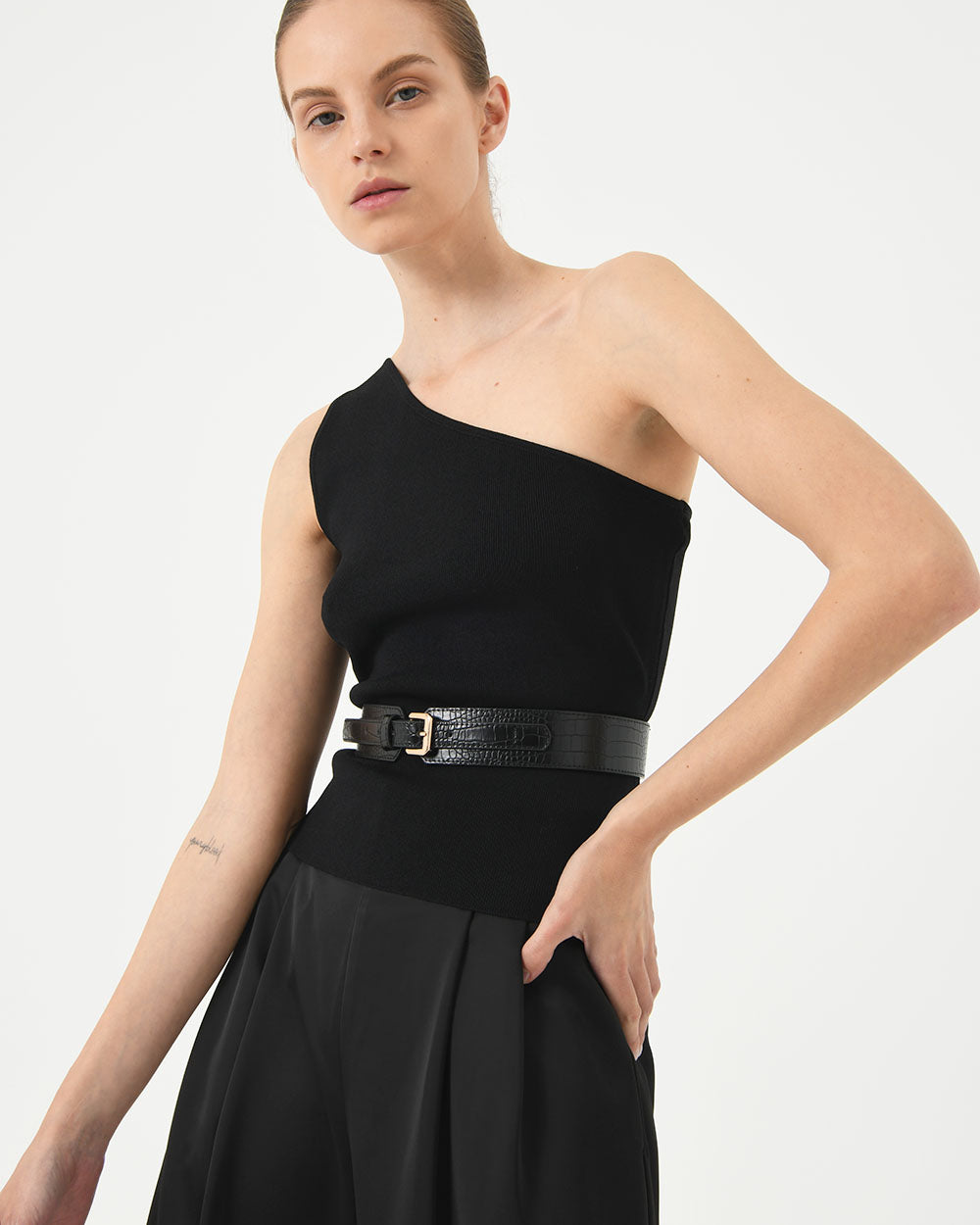 Zaria Croc Elastic Belt