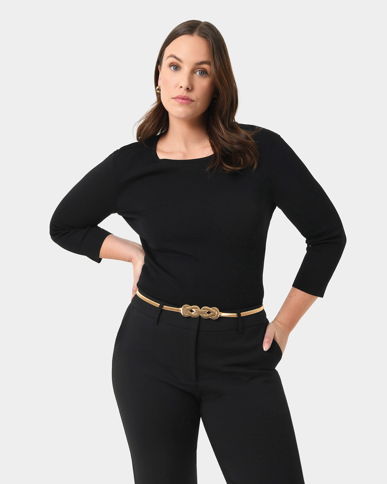 Leanne Stretch Metal Belt