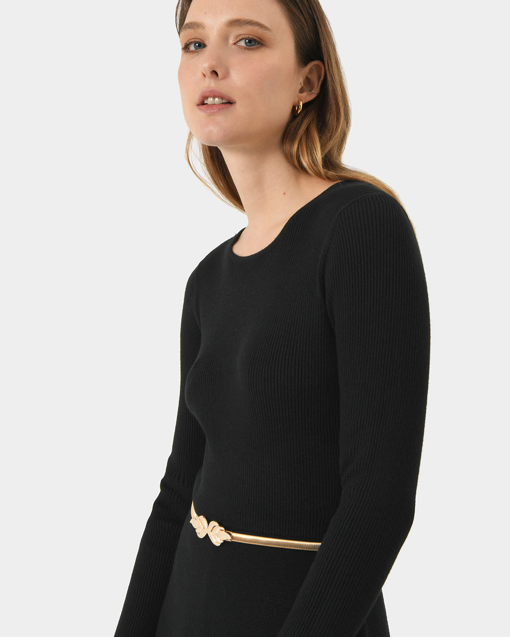 Audrie Stretch Metal Belt