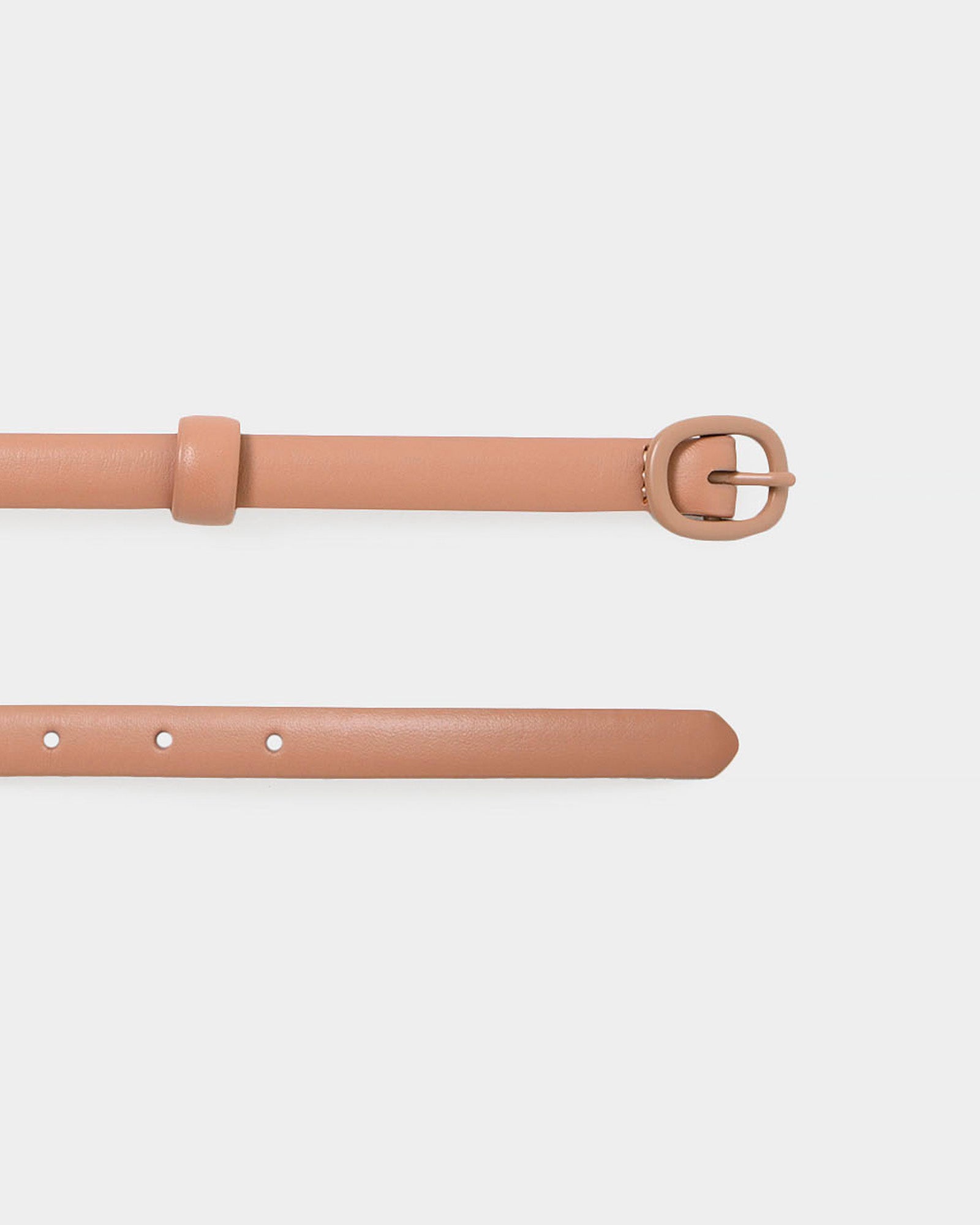 Hailey Slim Leather Belt
