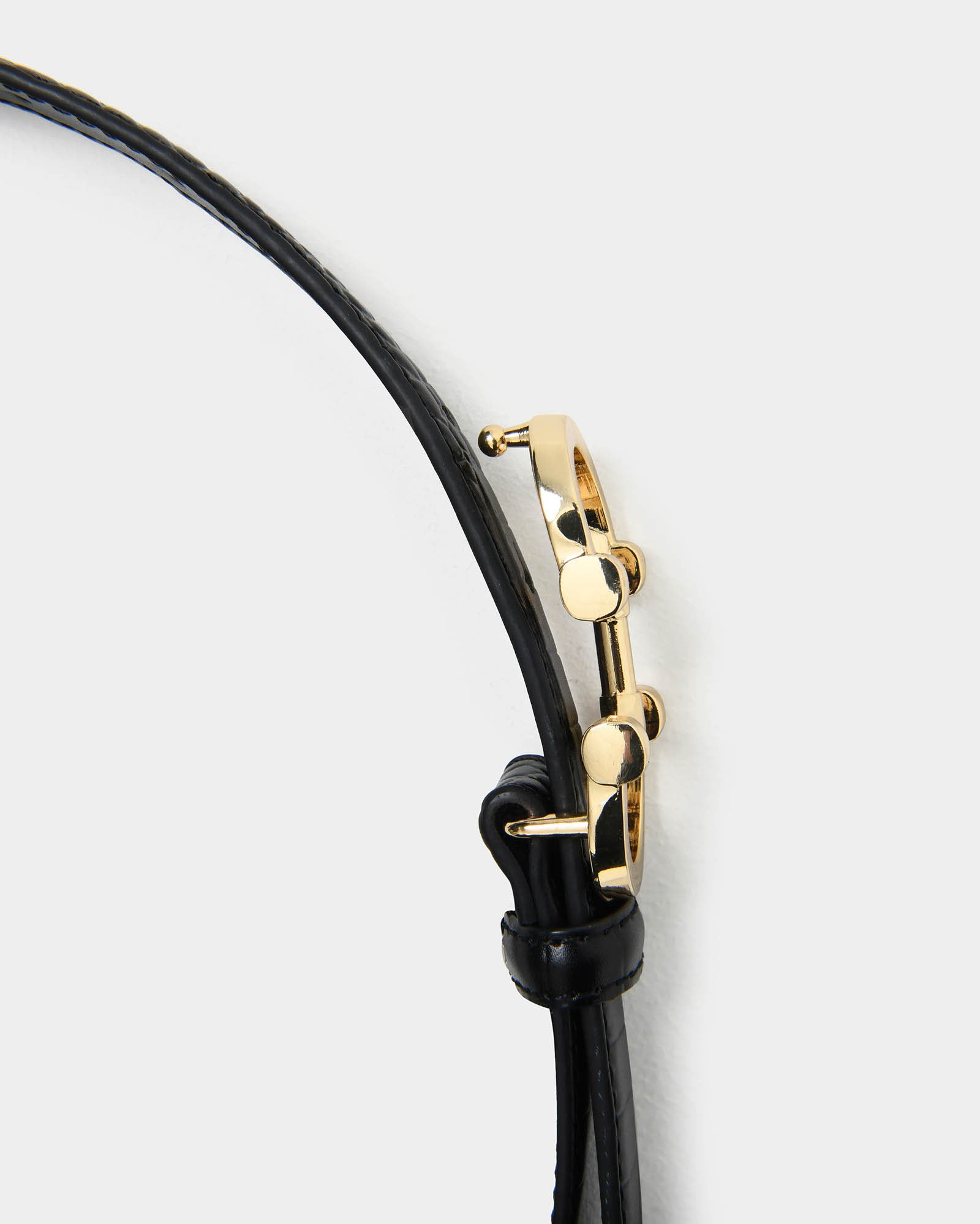 Karma Croc Leather Belt