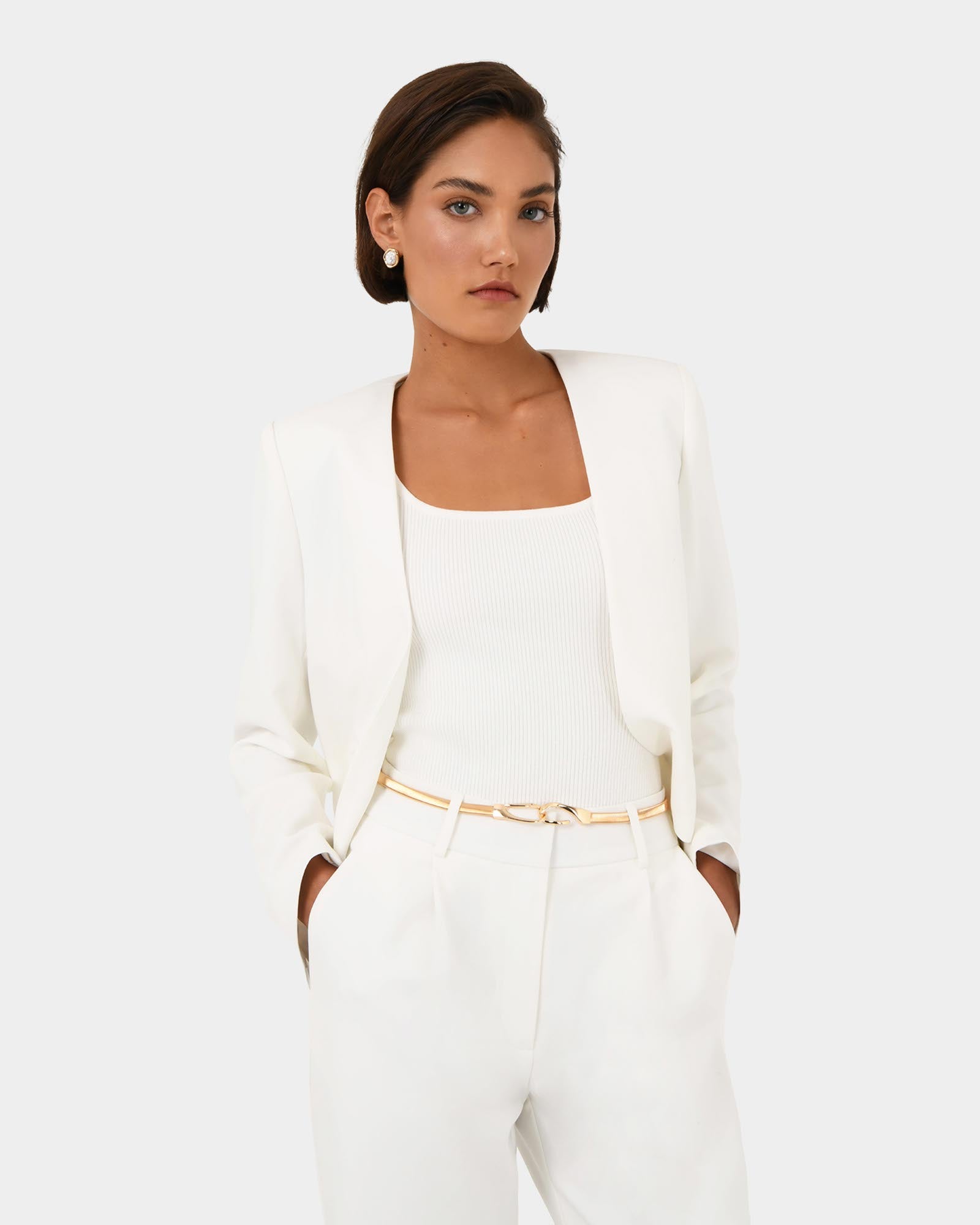 Arleen Stretch Metal Belt
