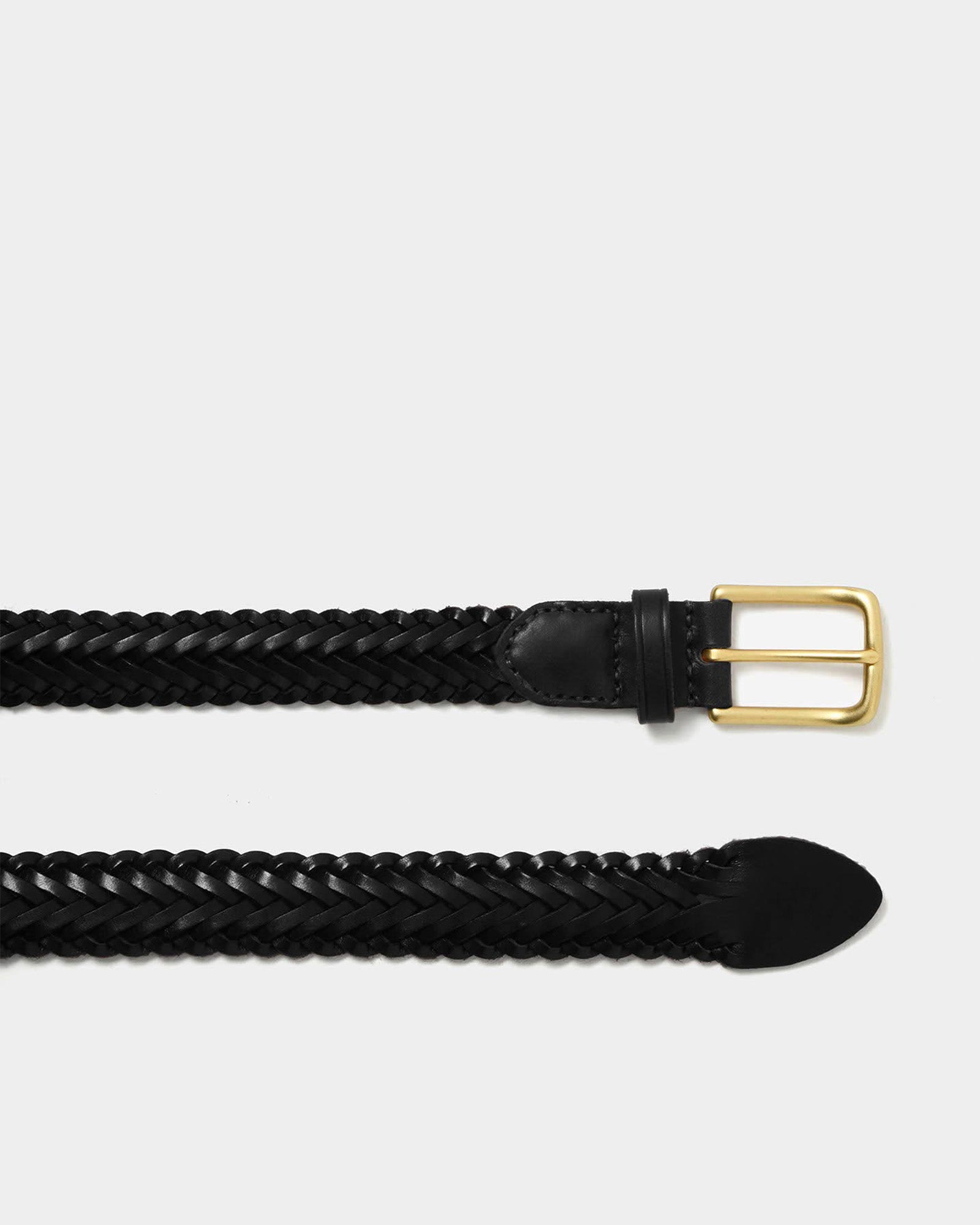 Alexandra Woven Leather Belt