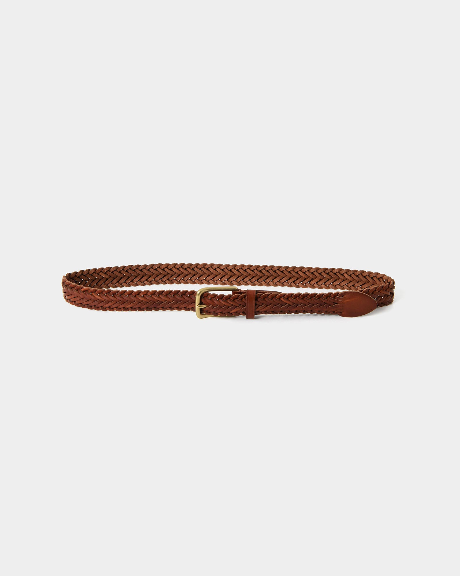Alexandra Woven Leather Belt