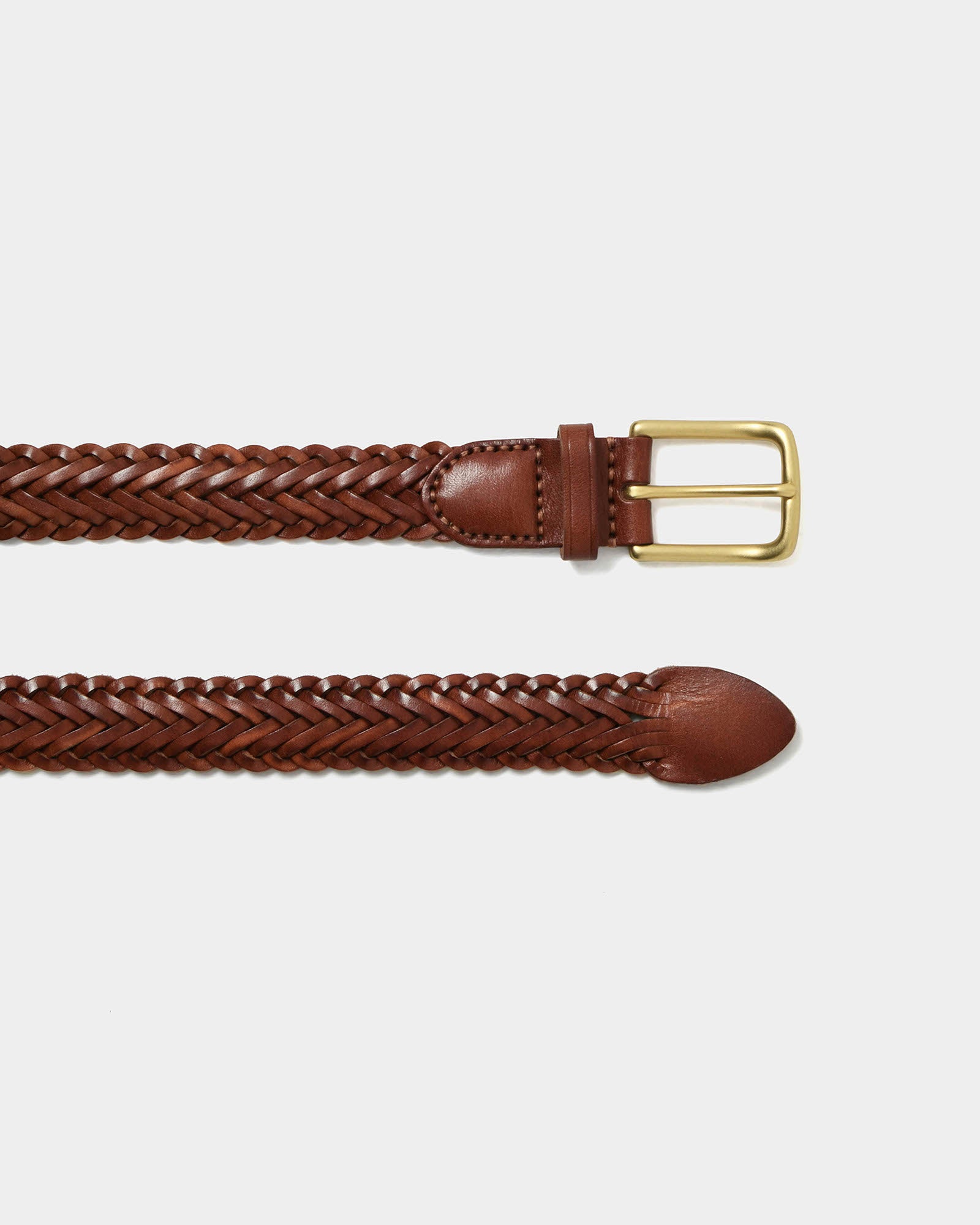 Alexandra Woven Leather Belt