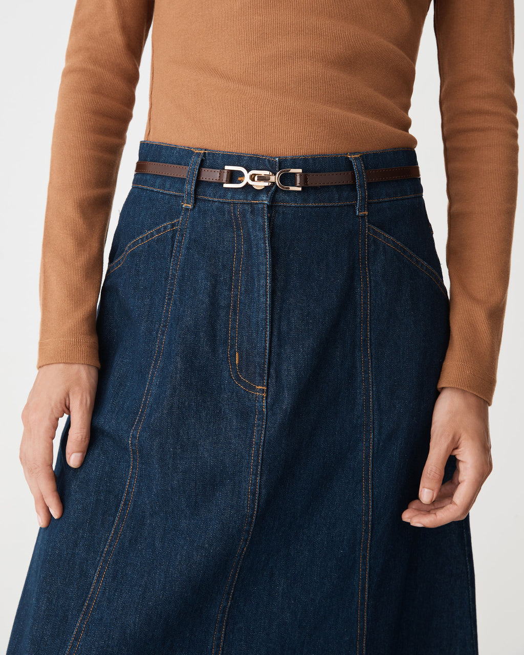 Hennessy Leather Belt