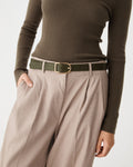 Geneva Croc Belt