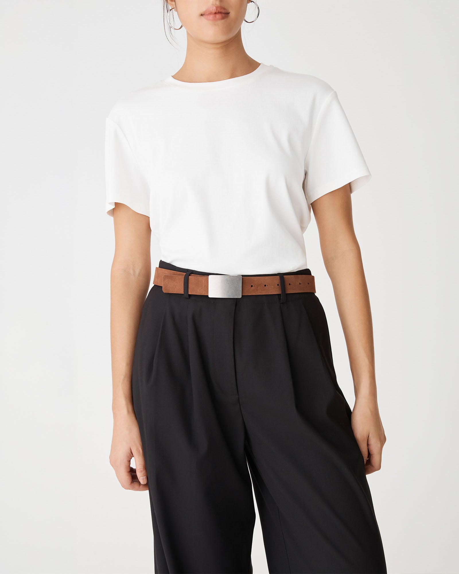 Aspen Suede Leather Belt