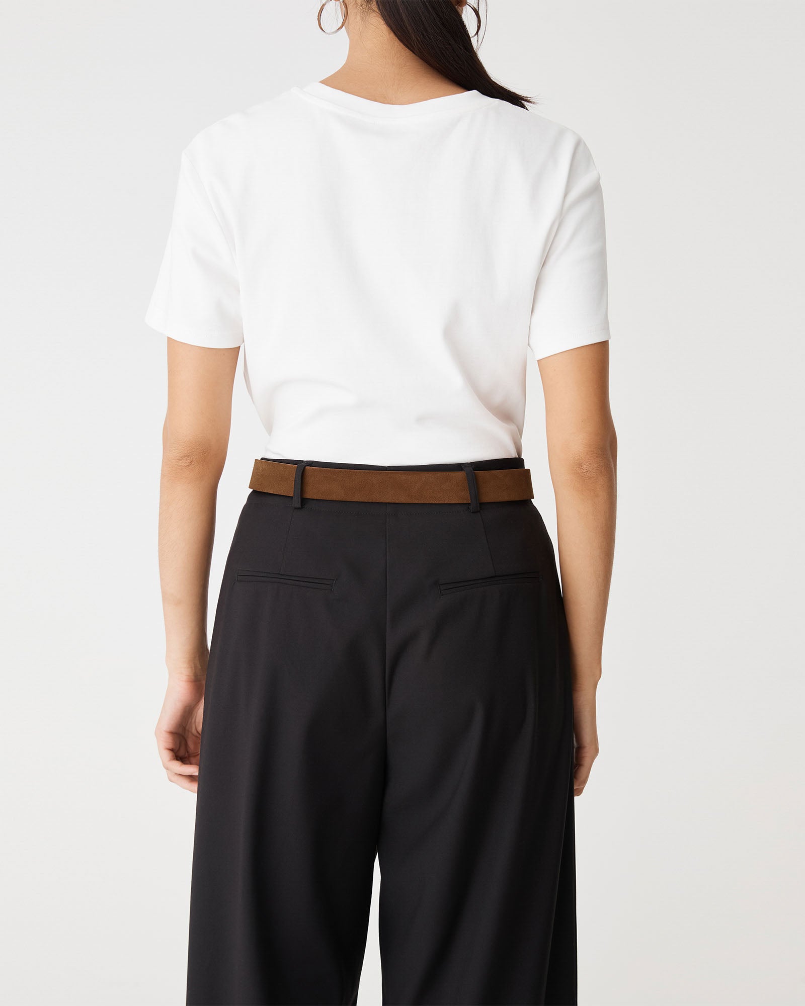 Aspen Suede Leather Belt