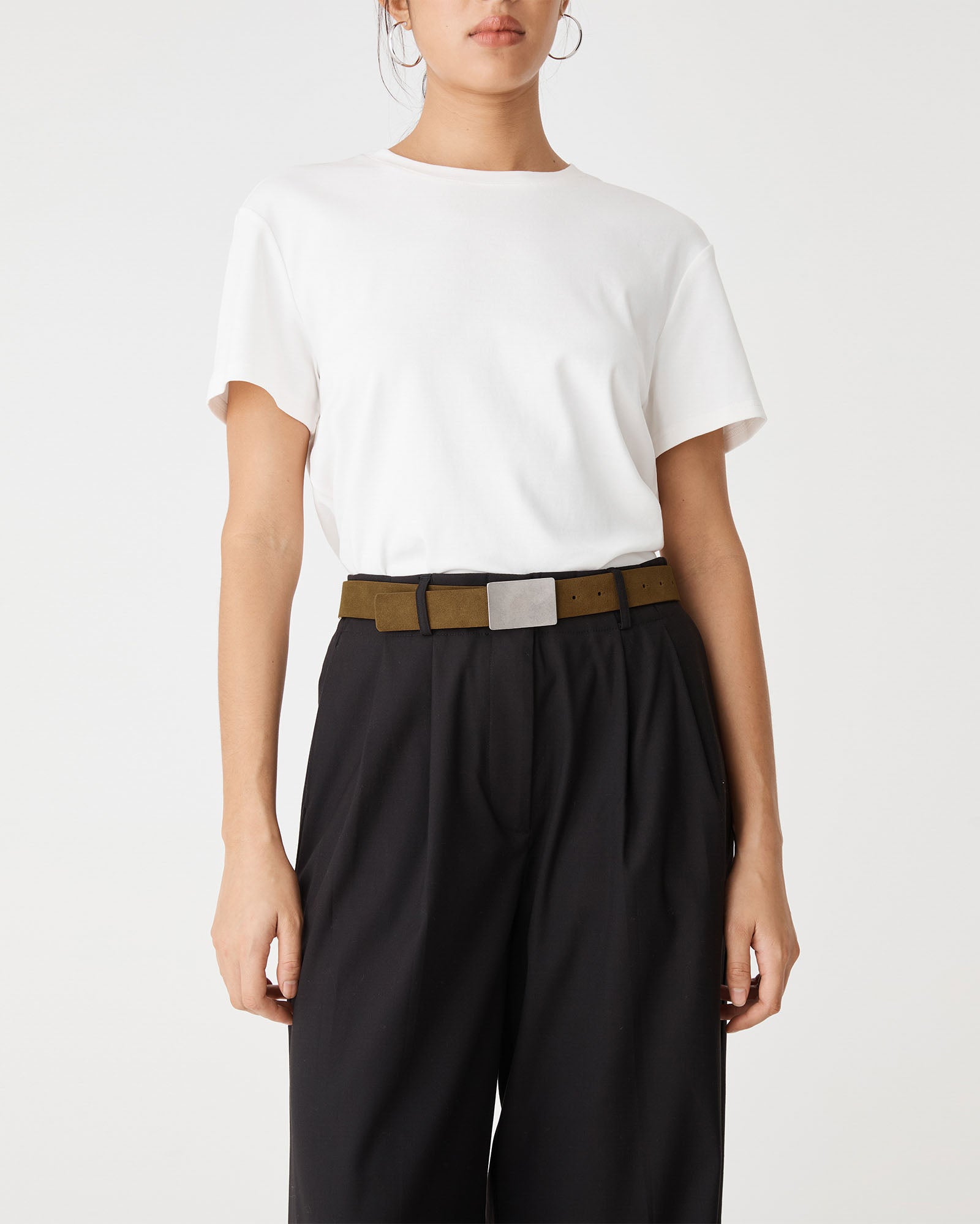 Aspen Suede Leather Belt