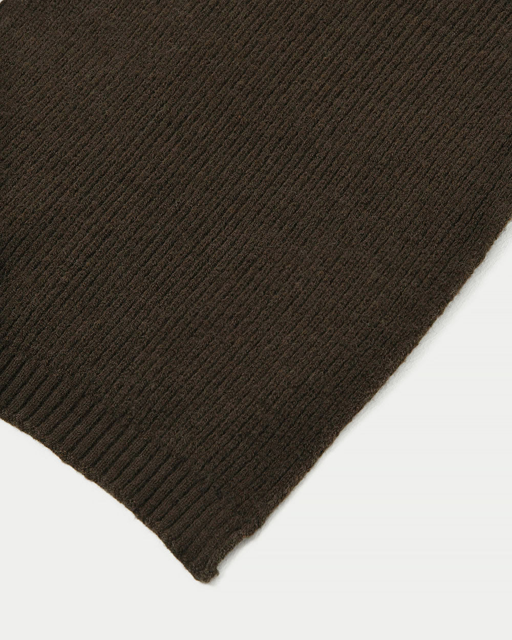 Lillie Wool Blend Ribbed Scarf