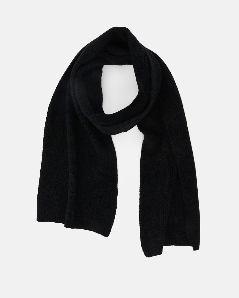 Lillie Wool Blend Ribbed Scarf