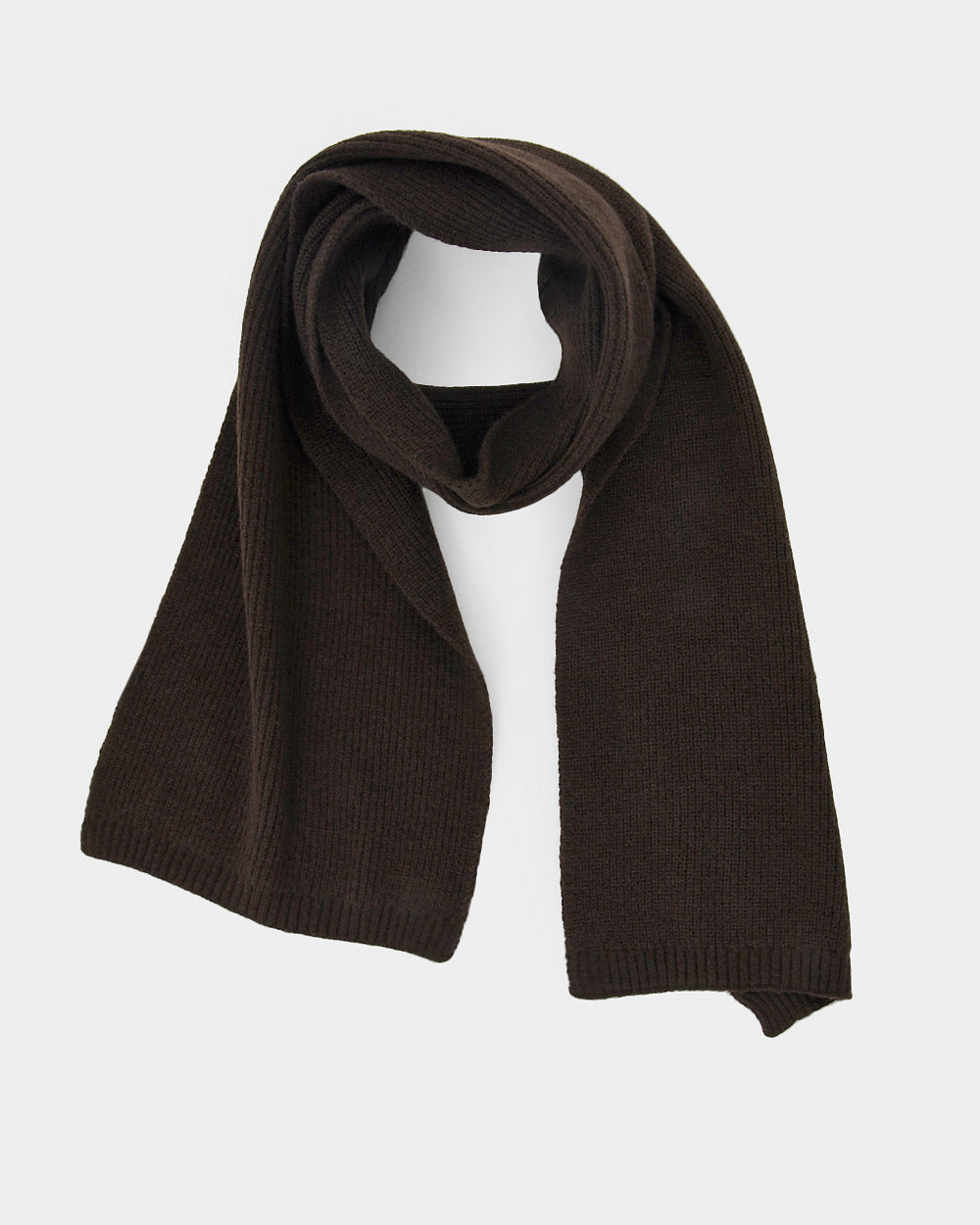 Lillie Wool Blend Ribbed Scarf