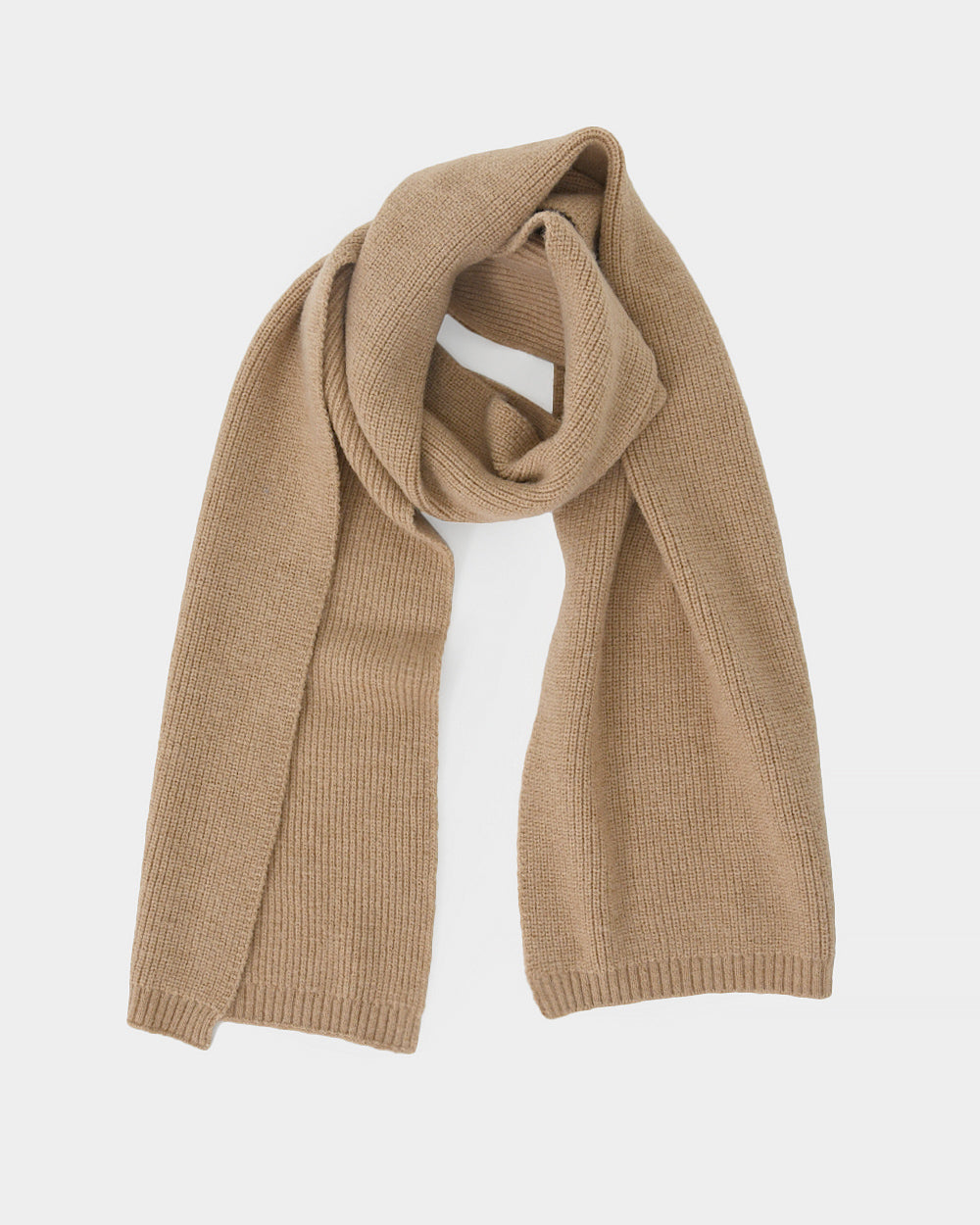 Lillie Wool Blend Ribbed Scarf