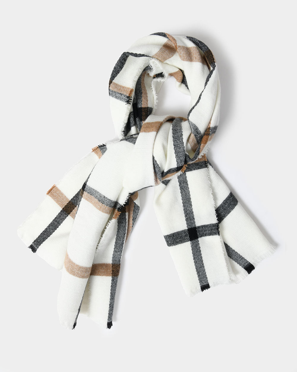 Ariya Checked Scarf
