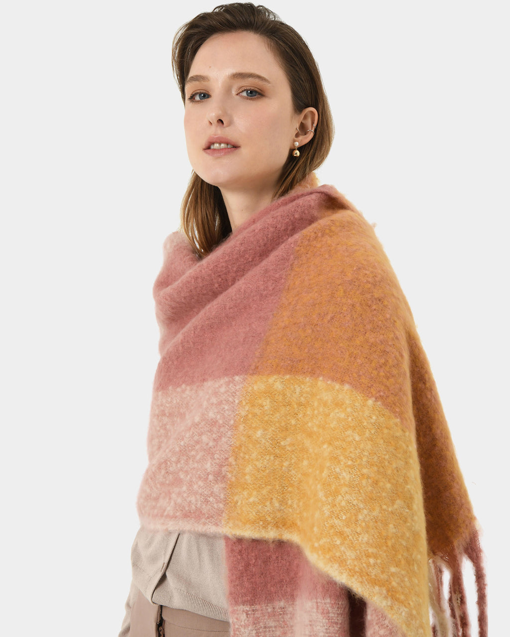 Mia Checked Scarf