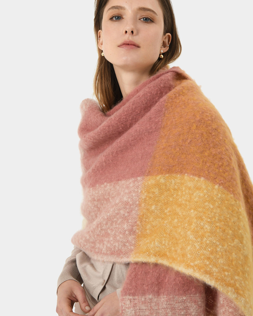 Mia Checked Scarf
