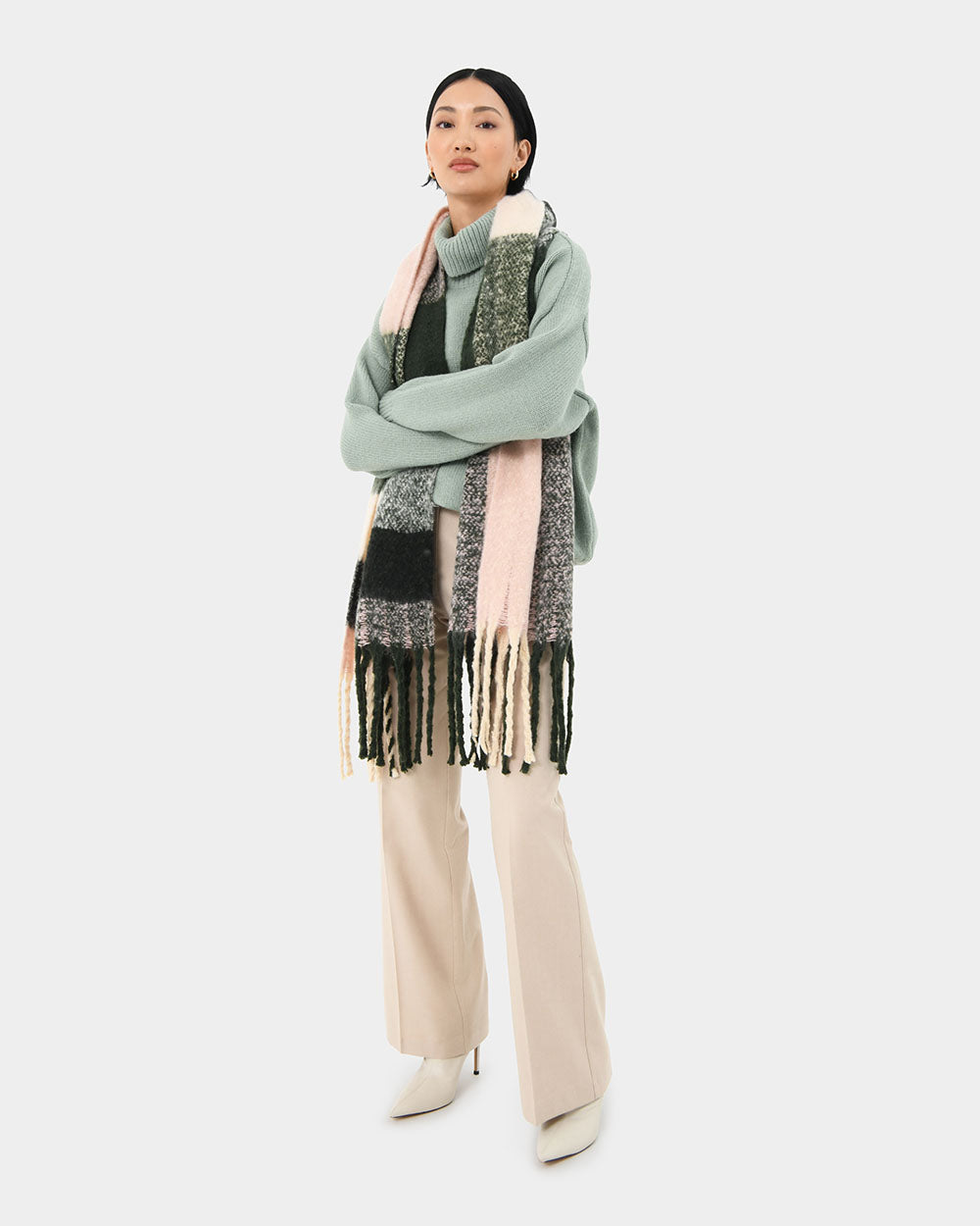 Mia Checked Scarf