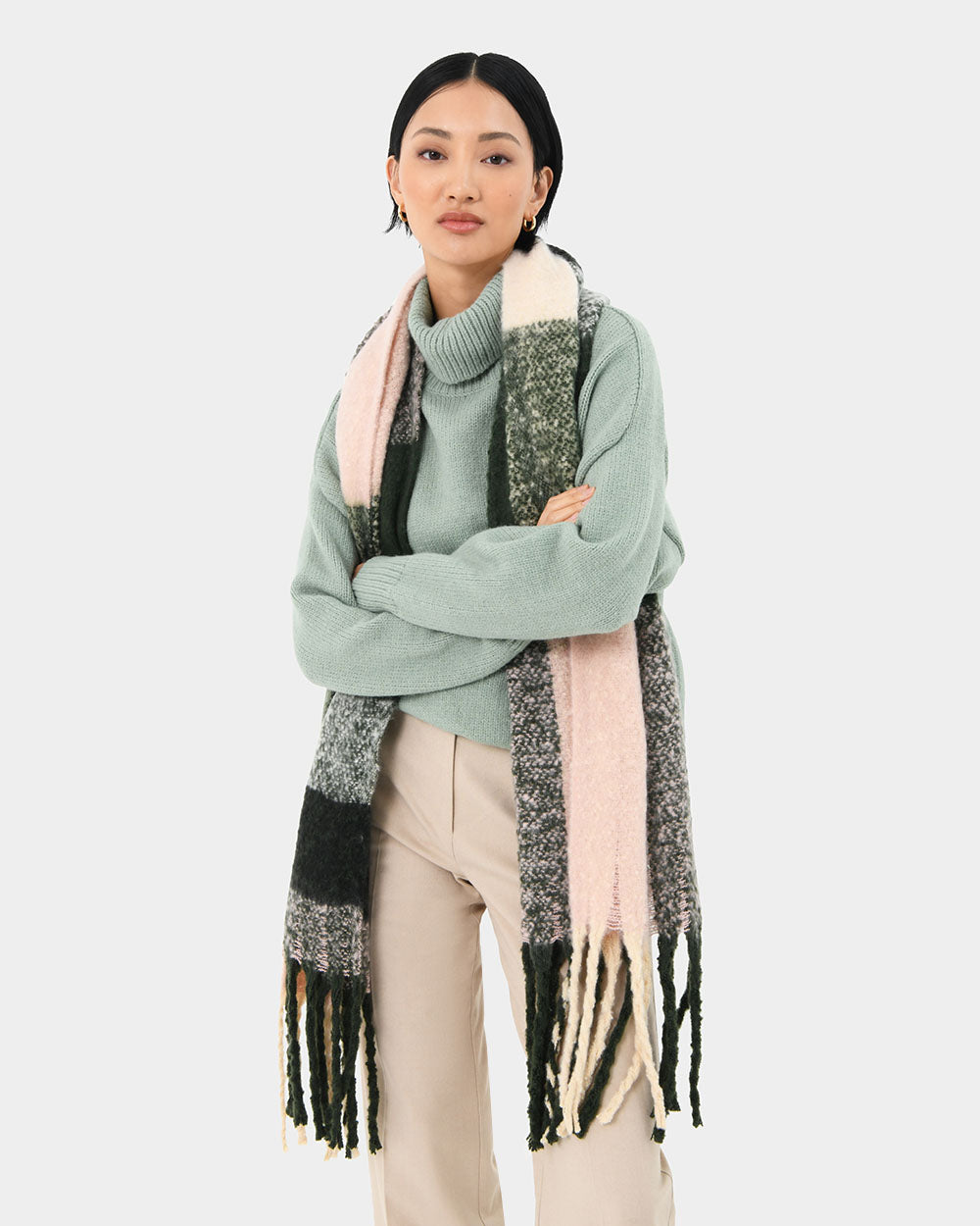 Mia Checked Scarf