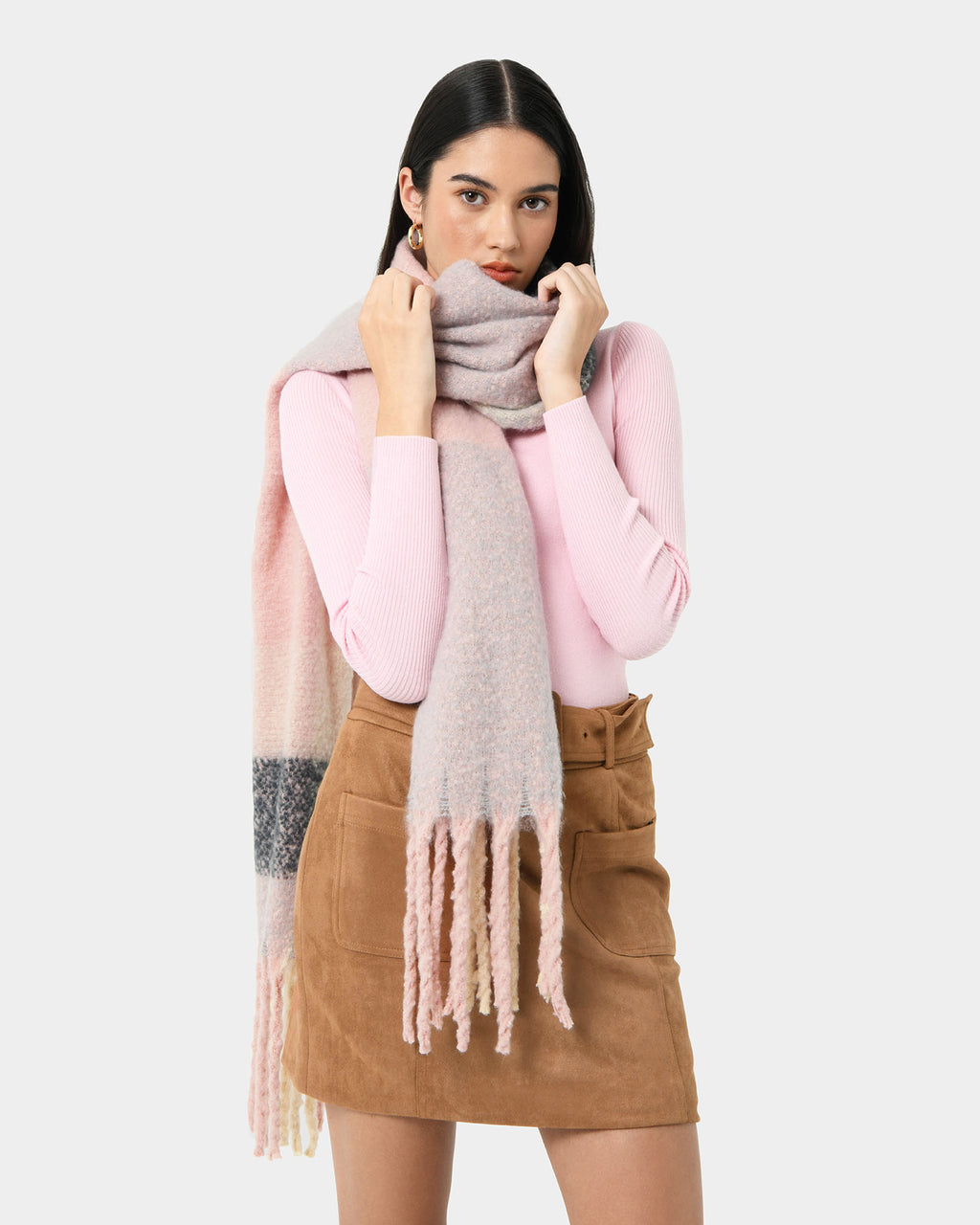 Mia Checked Scarf