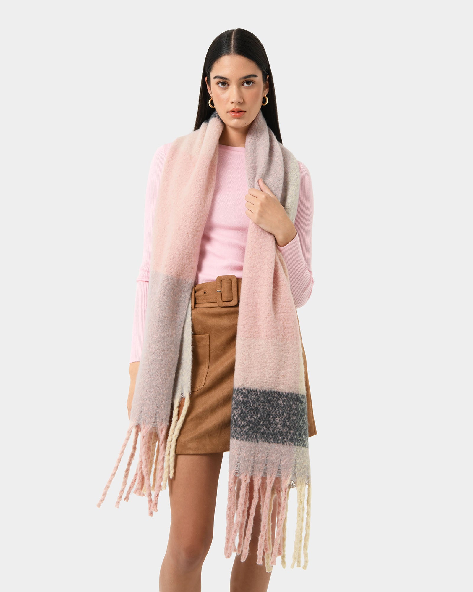 Mia Checked Scarf