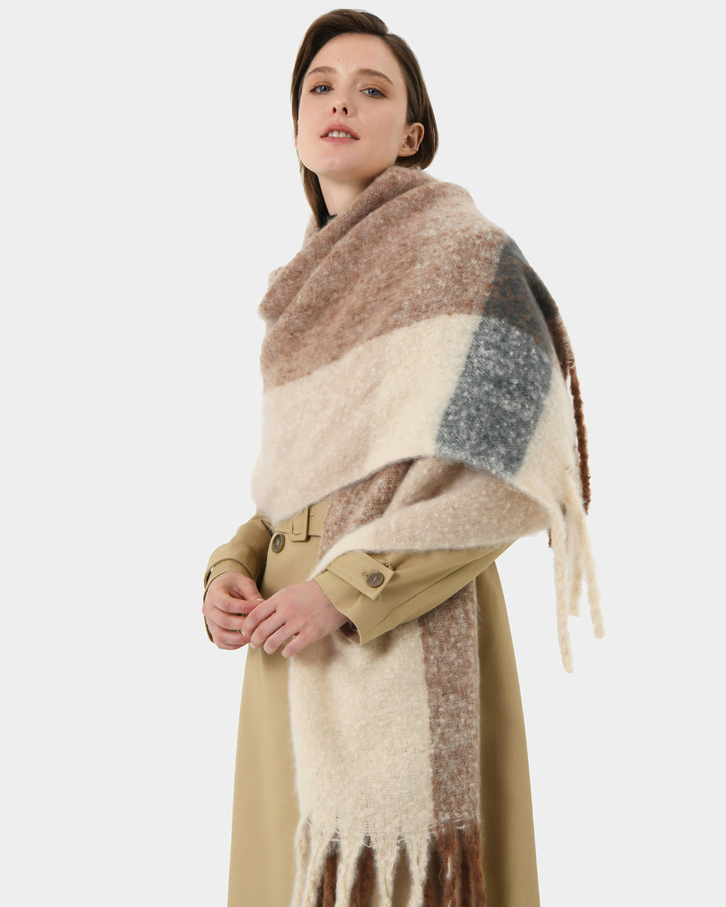 Mia Checked Scarf