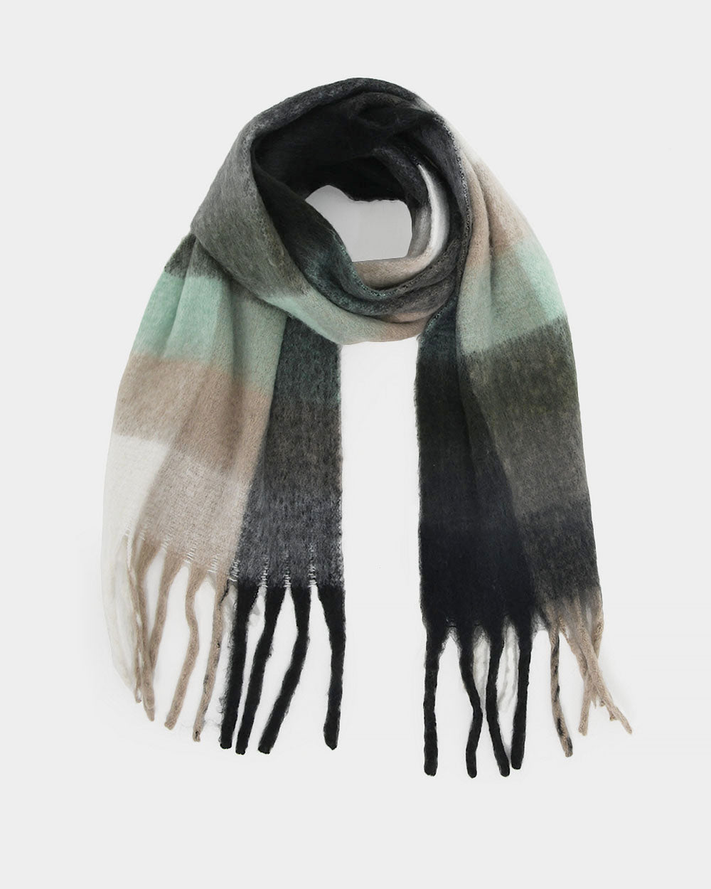 Rosy Checked Scarf