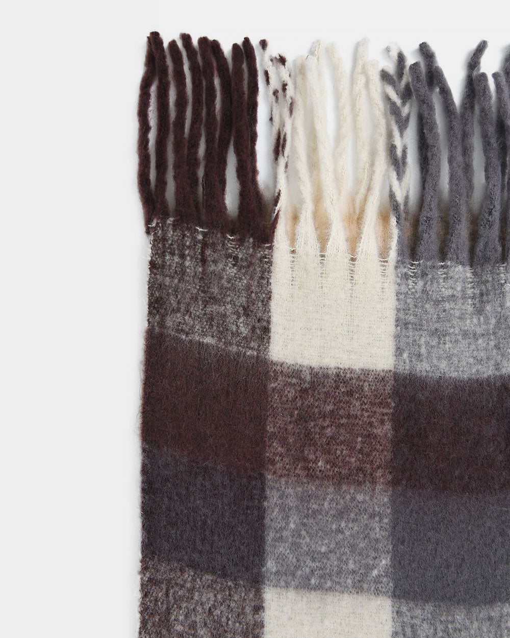 Rosy Checked Scarf