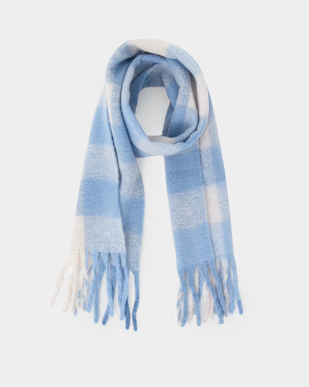 Rosy Checked Scarf